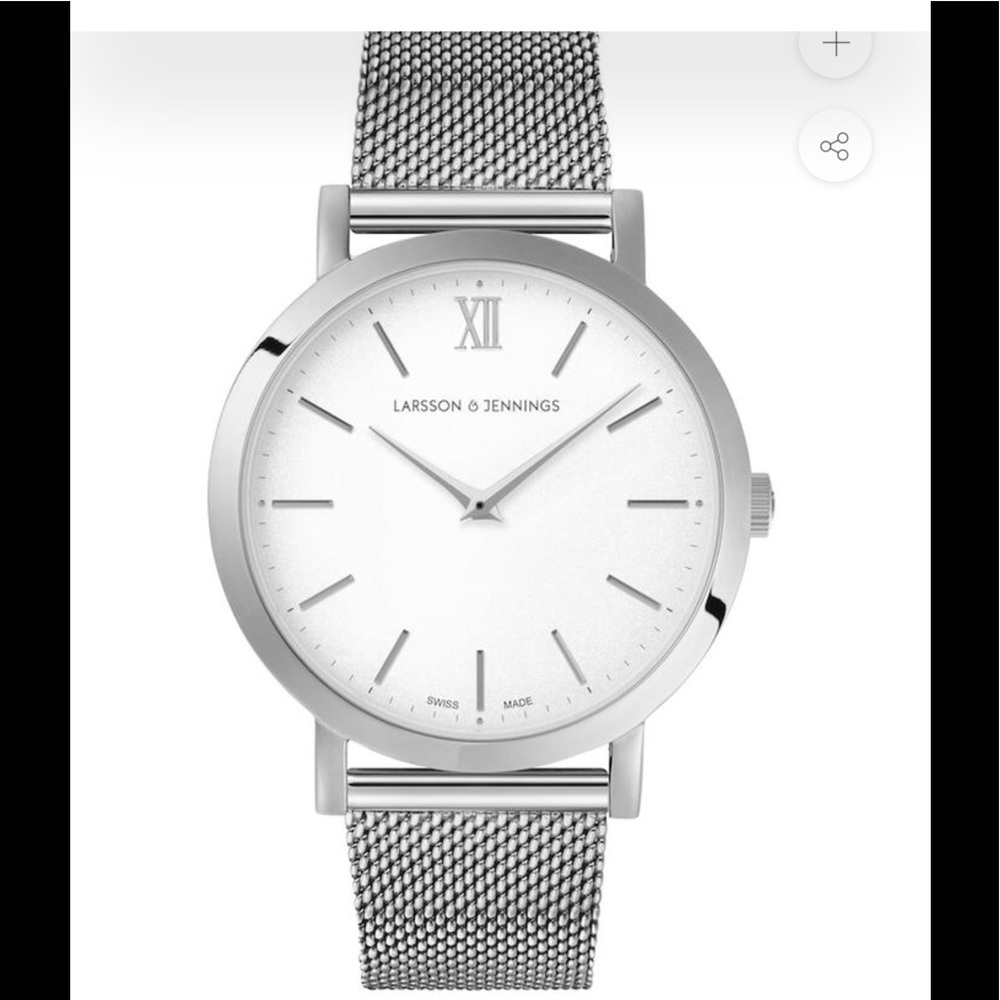 Larsson & Jennings Lugano Milanese band watch Nwob